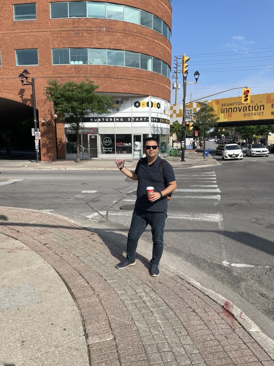 Morning coffee in Brampton Innovation District