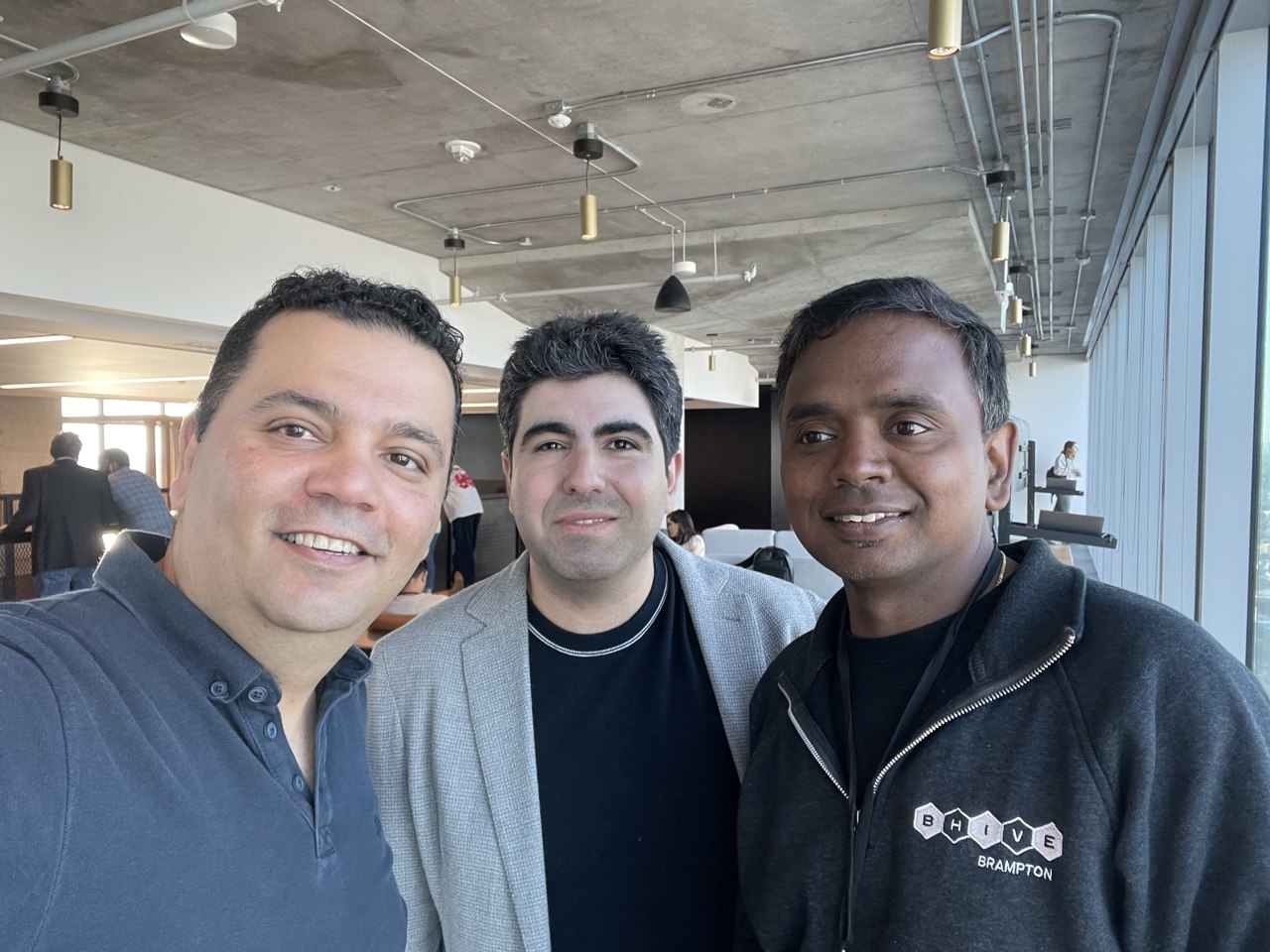 With BHive founders and mentors