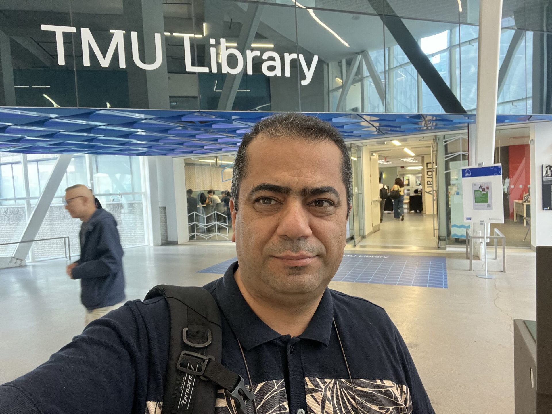 Research session at TMU Library, Toronto