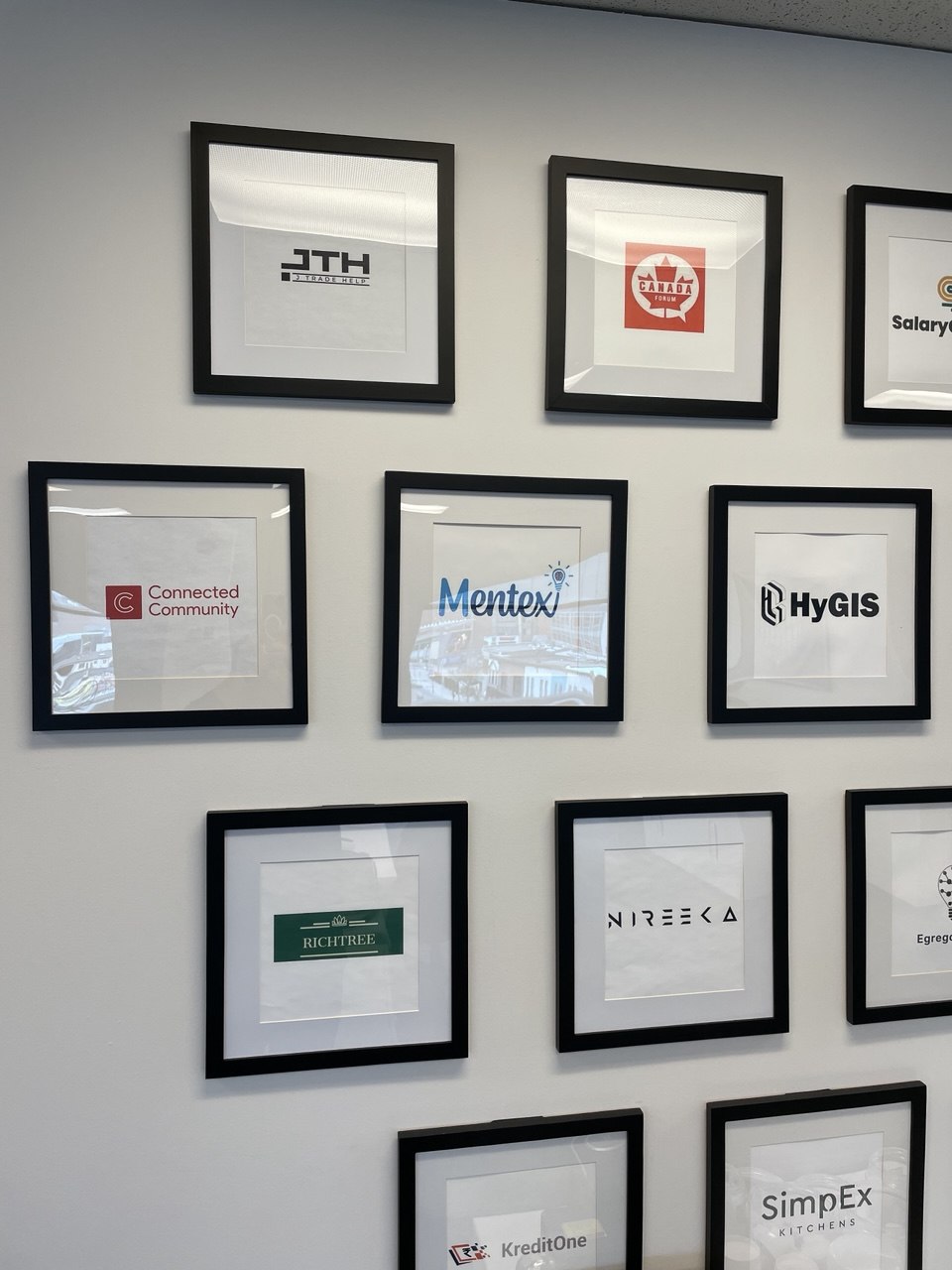 JTH on the founders wall at The BHive