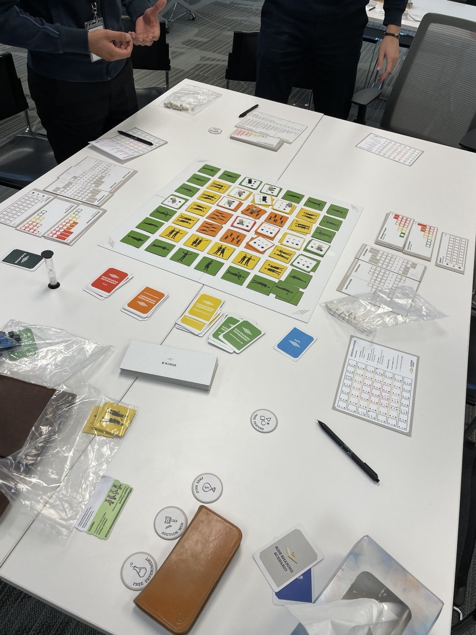 Playing the startup simulation board